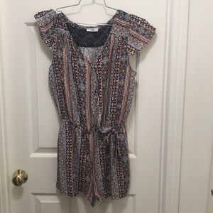 JOE B by Joe Benbasset Multi-Colored Romper